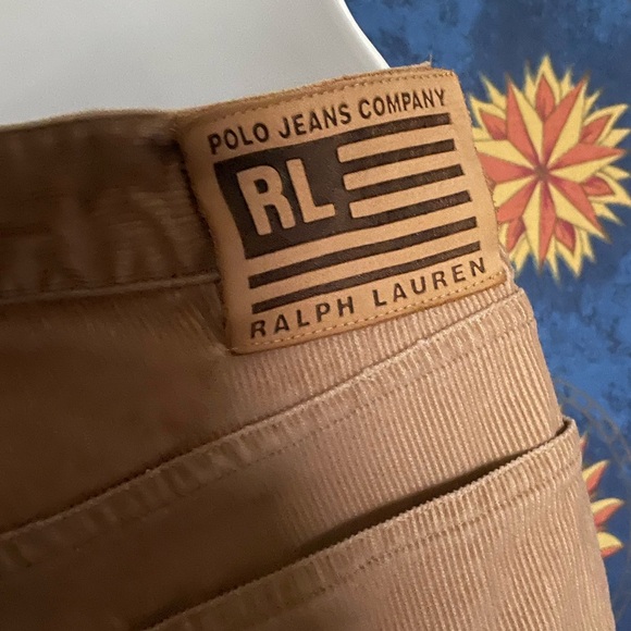 Vintage Y2K Polo Ralph Lauren tan low rise corduroy pants - Picture 10 of 14